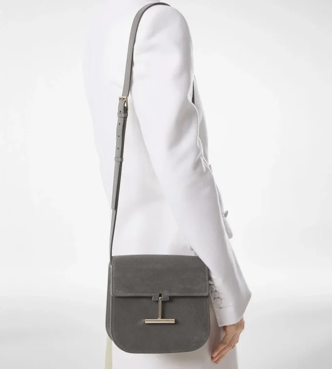 Suede Leather Tara Mini Crossbody
