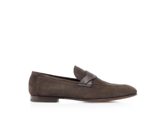 Suede Sean Twisted Band Loafer