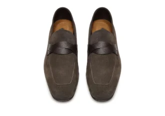 Suede Sean Twisted Band Loafer