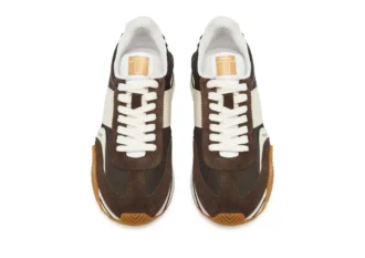 Suede Technical Fabric James Sneaker