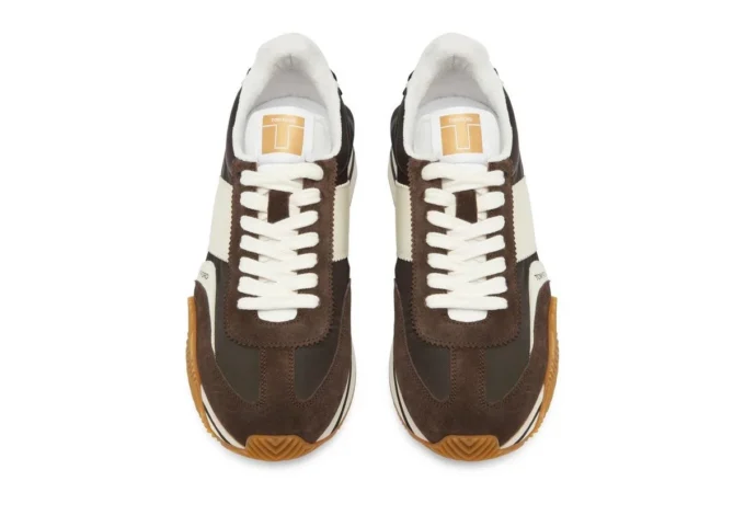 Suede Technical Fabric James Sneaker