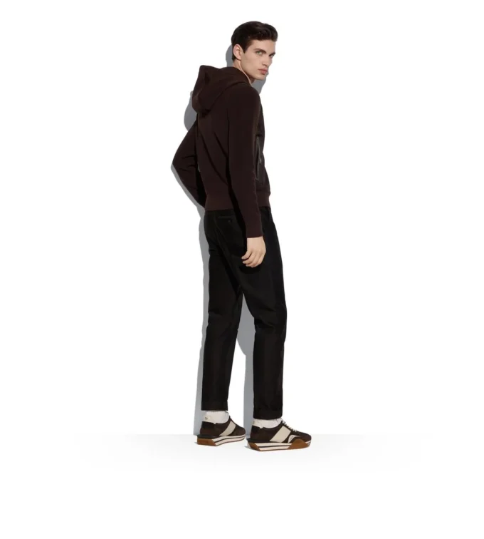Suede Technical Fabric James Sneaker