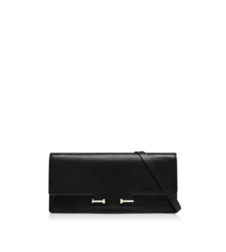 Supple Grain Leather Aube E/W Shoulder Bag