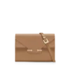Supple Grain Leather Aube Shoulder Bag