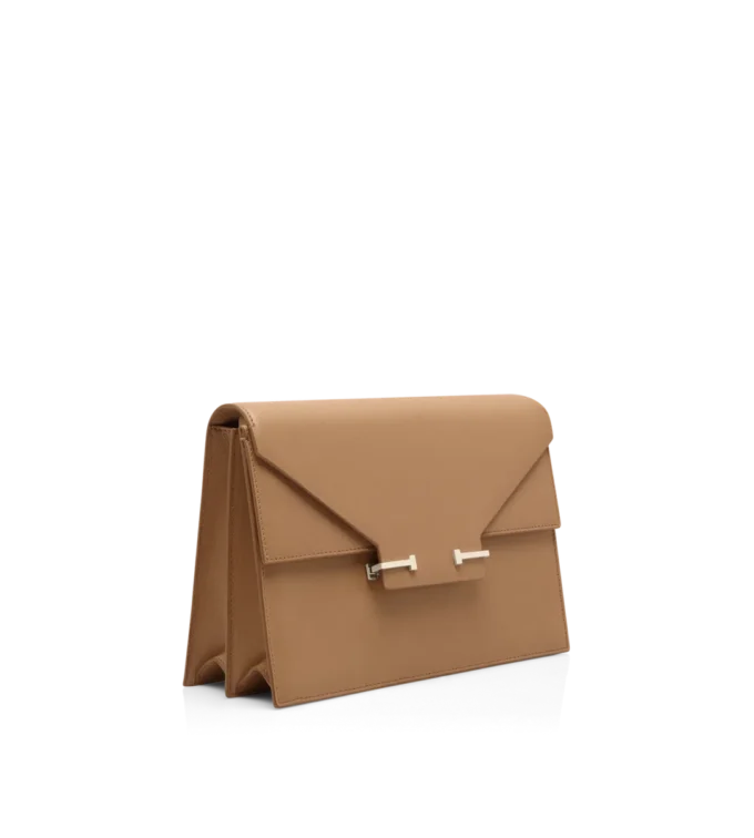 Supple Grain Leather Aube Shoulder Bag