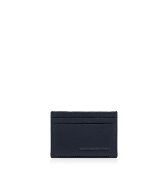 Supple Grain Leather Elongated T Line Classic Card Holder