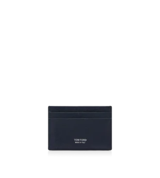 Supple Grain Leather Elongated T Line Classic Card Holder