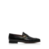 Supple Grain Leather Gigi Twisted Band Buckle Loafer Supple Grain Leather Gigi Twisted Band Buckle Loafer