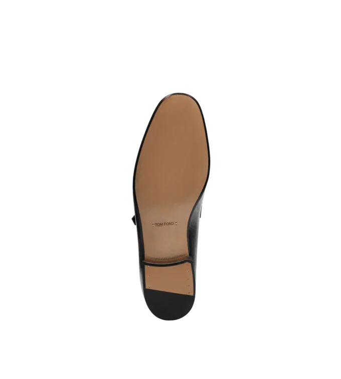 Supple Grain Leather Gigi Twisted Band Buckle Loafer Supple Grain Leather Gigi Twisted Band Buckle Loafer