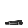 Supple Grain Leather Metal T Loop Belt Supple Grain Leather Metal T Loop Belt