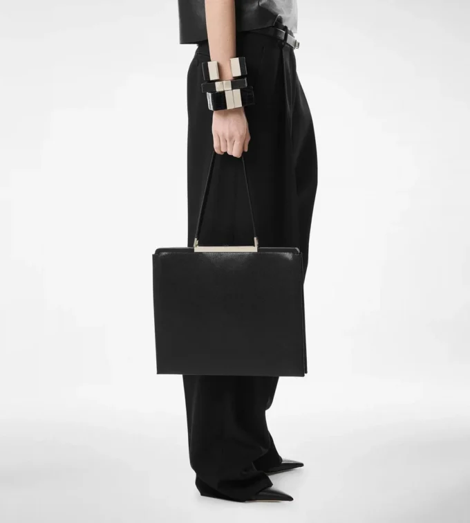 Supple Grain Leather Patrick Shoulder Bag Supple Grain Leather Patrick Shoulder Bag