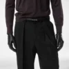 Supple Grain Leather Slim T Belt Supple Grain Leather Slim T Belt