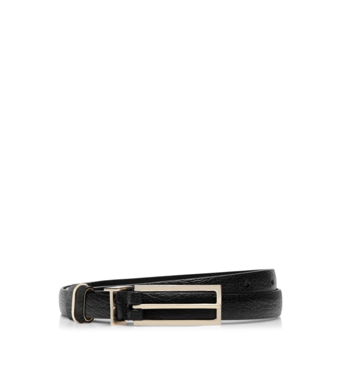 Supple Grain Leather T Loop Belt