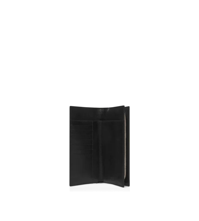 Supple Grain Leather Vertical Wallet