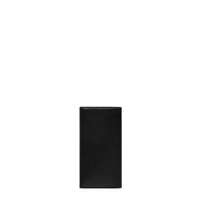 Supple Grain Leather Vertical Wallet