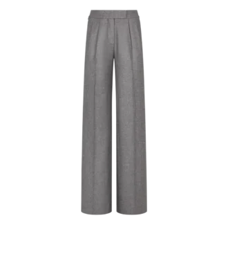 Tailored Double Pleat Wide Leg Pants