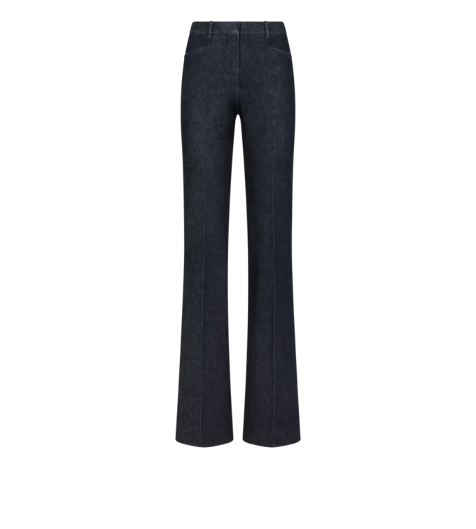 Tailored Flare Denim Pants