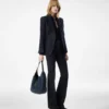 Tailored Flare Denim Pants