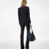 Tailored Flare Denim Pants