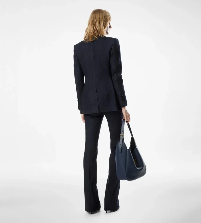 Tailored Flare Denim Pants