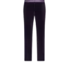 Tailored Tuxedo Skinny Cigarette Velvet Pants