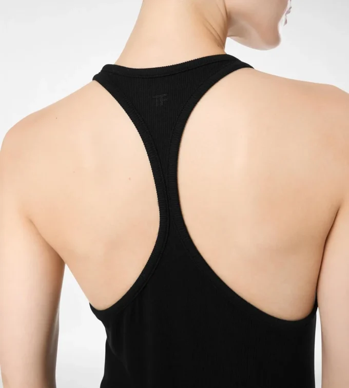 Tank Top Dress with Tonal Tf Embroidered Logo