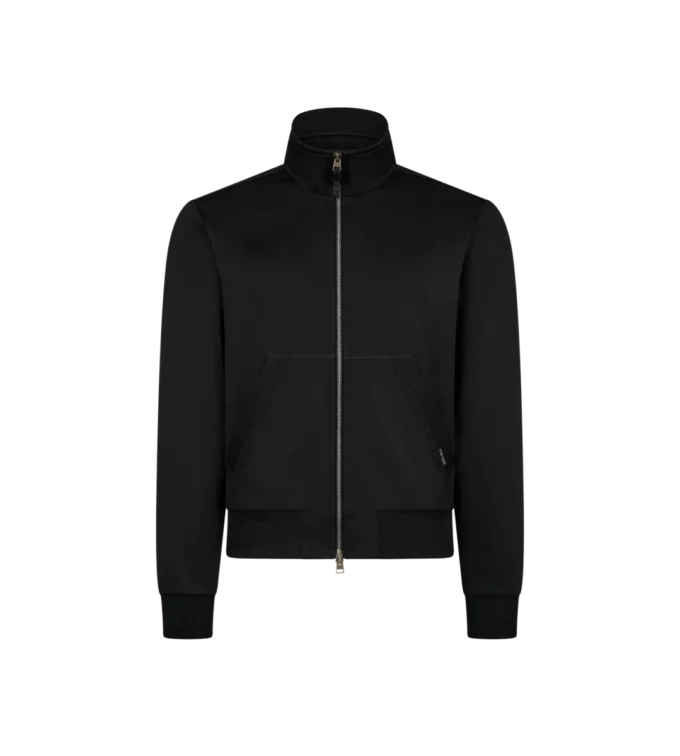 Technical Cotton Zip Through