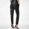 Textured Grain Leather Leather Biker Pants Textured Grain Leather Leather Biker Pants
