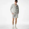 Towelling Zip Hoodie