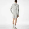 Towelling Zip Hoodie