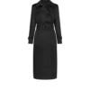 Trench Coat with Leather Undercollar Trench Coat with Leather Undercollar
