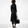 Trench Coat with Leather Undercollar Trench Coat with Leather Undercollar