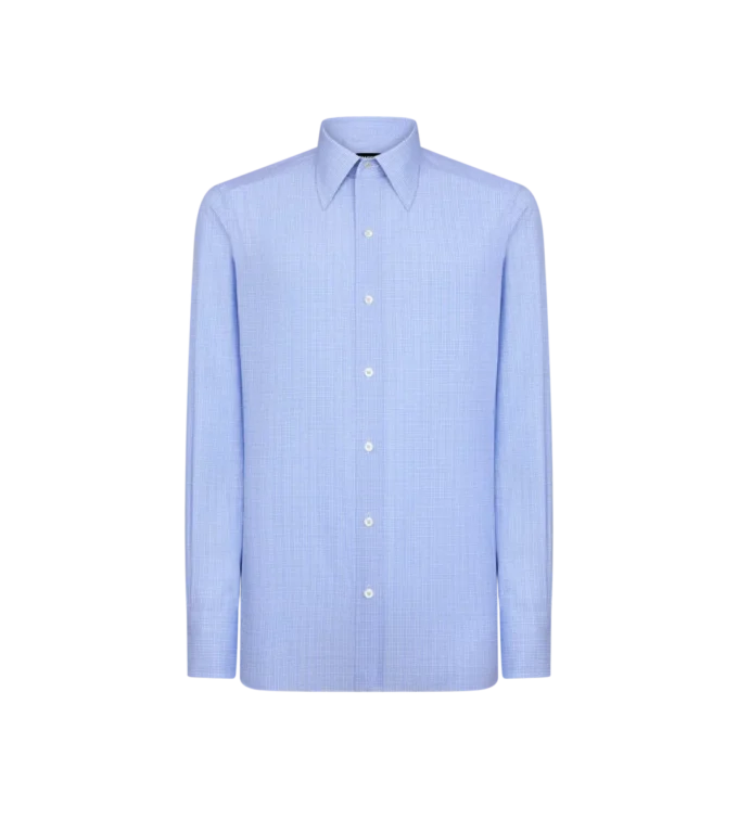 Twill Check Slim Fit Shirt