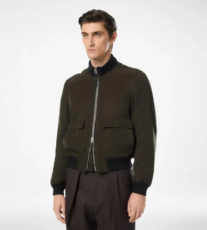Ultralight Gabardine Pilot Blouson