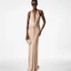 V-Neck Criss-Cross Evening Dress V-Neck Criss-Cross Evening Dress