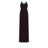 V-Neck Evening Dress with Cut Out
