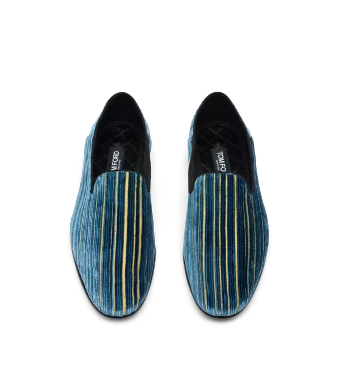 Velvet Jacquard Steven Slipper