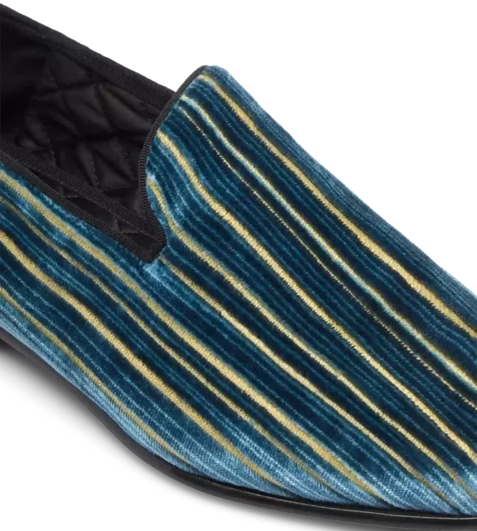 Velvet Jacquard Steven Slipper
