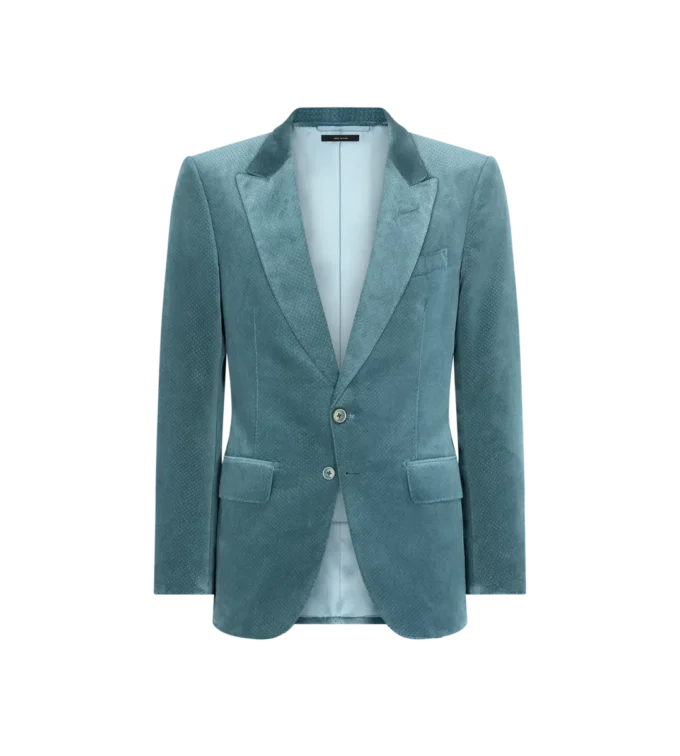 Velvet Micro Polka Dot Jacket