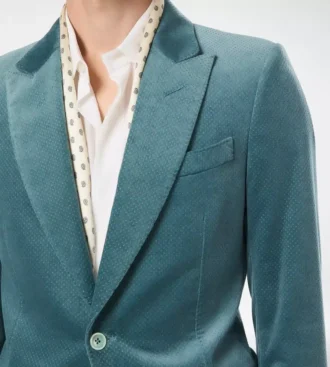 Velvet Micro Polka Dot Jacket Velvet Micro Polka Dot Jacket