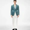 Velvet Micro Polka Dot Jacket