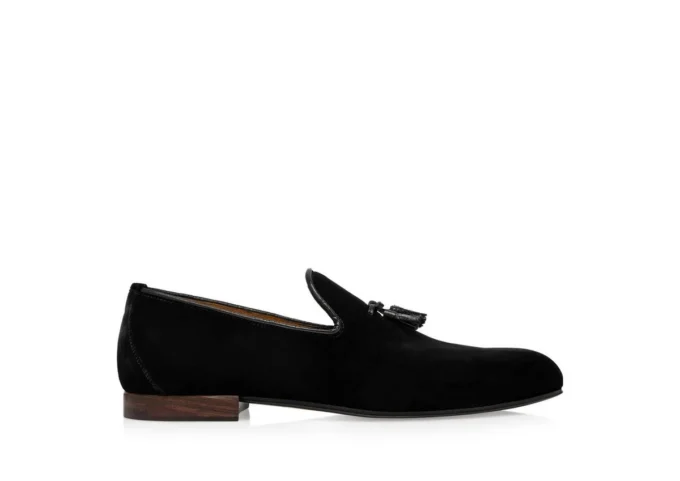 Velvet Nicolas Tassel Slipper Velvet Nicolas Tassel Slipper