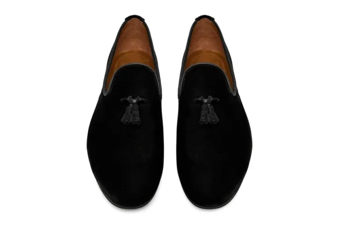 Velvet Nicolas Tassel Slipper Velvet Nicolas Tassel Slipper