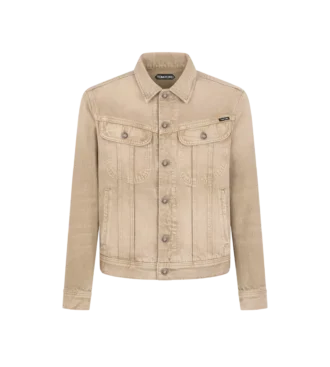 Washed Sand Icon Denim Jacket