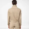 Washed Sand Icon Denim Jacket
