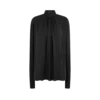 Washed Silk Georgette Long Sleeve Blouse Washed Silk Georgette Long Sleeve Blouse