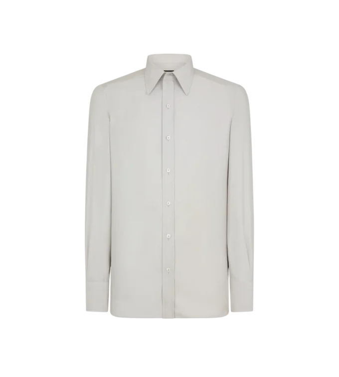 Washed Twill Slim Fit Shirt