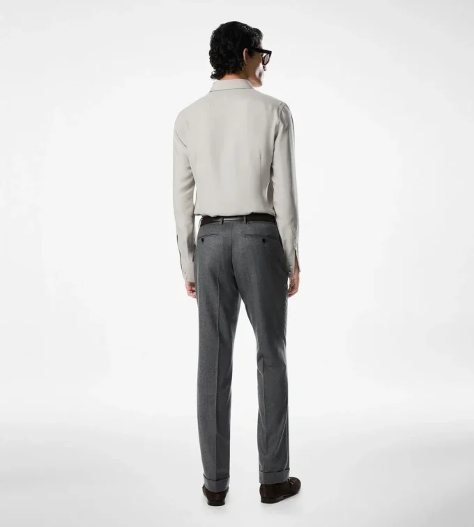 Washed Twill Slim Fit Shirt