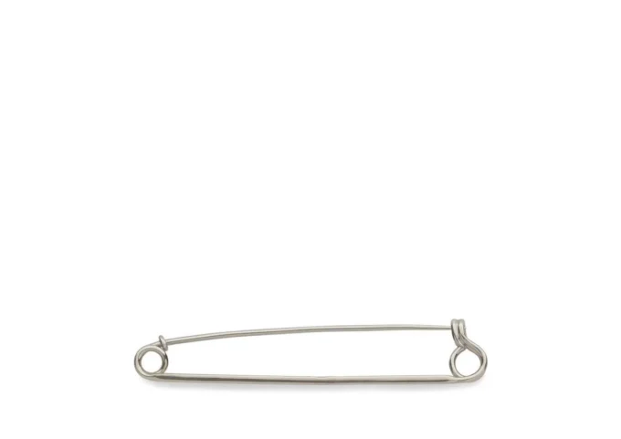 White Gold Collar Pin