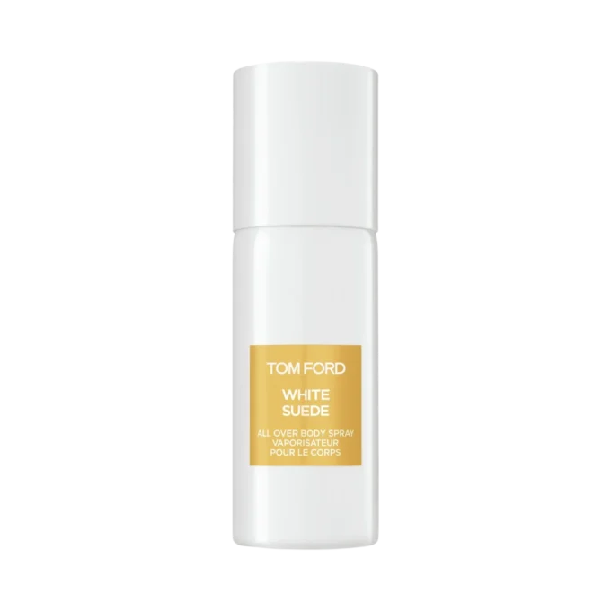 White Suede All Over Body Spray